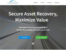 Tablet Screenshot of horizontechnology.com
